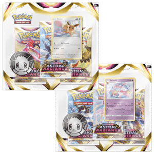 Pokemon TCG: Astral Radiance 3-Pack Blister - Eevee/Sylveon