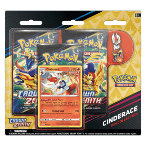 Pokemon TCG: Crown Zenith Pin Collection - Cinderace