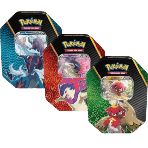Pokemon TCG: Divergent Powers Tin - Hisuian Decidueye, Samurott and Typhlosion