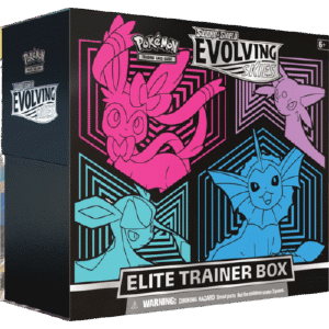 Pokemon TCG: Evolving Skies Elite Trainer Box - Sylveon, Espeon, Glaceon, Vaporeon