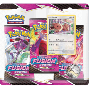 Pokemon TCG: Fusion Strike 3-Pack Blister - Eevee