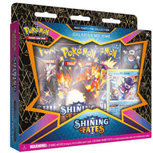 Pokemon TCG: Shining Fates Mad Party Pin Collection Box - Galarian Mr. Rime